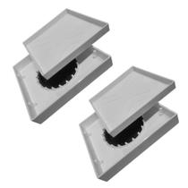 Kit 2 Ralo Oculto 15X15 Invisivel Piso Porcelanato Branco