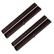 Kit 2 Ralo Oculto Linear Embutir 5x50 P/ Porcelanato Marrom