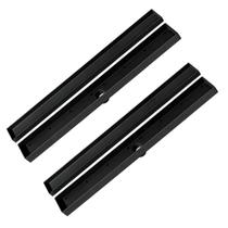 Kit 2 Ralo Oculto Linear Embutir 5x50 P/ Porcelanato Preto