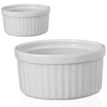 Kit 2 Ramequim De Porcelana Branco 10,5Cm- 8426