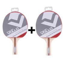 Kit 2 Raquete de Ping Pong Tênis De Mesa Energy 1000 Vollo