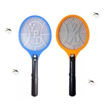 Kit 2 Raquete Elétrica Mata Pernilongo Mosca Cores Variadas