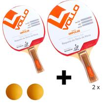 Kit 2 Raquete Ping Pong Tenis De Mesa Profissional impulse