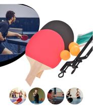 Kit 2 Raquete Tênis De Mesa Ping Pong Lisa com 3 Bolinhas - S Lifestyle