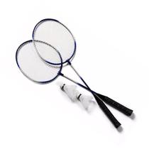 Kit 2 Raquetes Badminton 3 Petecas e Bolsa - K Online