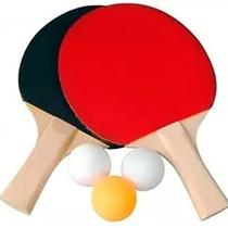 Kit 2 Raquetes para Ping Pong 3 Bolinhas - Space On