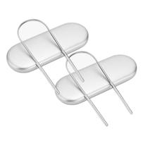 Kit 2 Raspador Limpador De Língua Com Estojo Inox