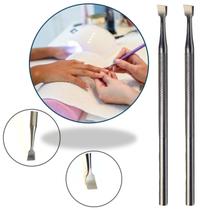 Kit 2 Raspadores De Unhas E Cutículas Inox Profissional