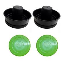 Kit 2 Rebatedores E 2 Discos Verde Para Mesa Air Game - matic