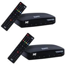 Kit 2 receptor digital satélite bedinsat bs9900s hd regional