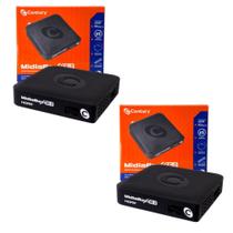 Kit 2 Receptores Midiabox B7 Century Compatível 5g Banda Ku