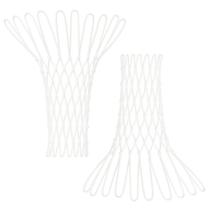 Kit 2 Redes De Basquete 12 Alças Malha Grossa Fio 2mm Tamanho Oficial + Abraçadeira Para Fixar