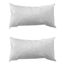 Kit 2 Refil Almofada 30x50cm Retangular Baguete Em Fibra Para Capas de 25x45cm Macio Kit 2 Refil Almofada 30x50cm Retangular Baguete Em Fibra Para Capas de 25x45cm Macio