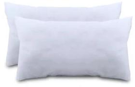 Kit 2 Refil Almofada Retangular Baguete 35x55cm Em Fibra Macio