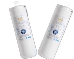 Kit 2 Refil C+3 Filtro Ibbl Purificadores Girou Trocou Fácil