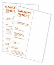 Kit 2 Refil Caderno Inteligente 120G 100 Folhas Liso Grande Kit 2 Refil Caderno Inteligente 120G 100 Folhas Liso Grande