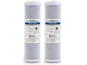 Kit 2 Refil Carbon Block Hydronix 10X2.1/2 5 Micras Carvão