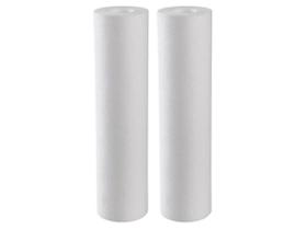 Kit 2 Refil Cartucho Polipropileno Liso 10x2.1/2 20 Micras Kit 2 Refil Cartucho Polipropileno Liso 10x2.1/2 20 Micras