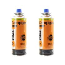 Kit 2 Refil Cartucho Portátil Maçarico Fogareiro Culinário