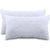 Kit 2 Refil De Enchimento Para Almofada Fibras Siliconadas Macio Antialérgico 30x50cm - BF Colchões