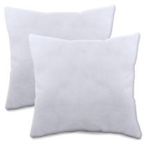 Kit 2 Refil De Enchimento Para Almofada Fibras Siliconadas Macio Antialérgico 40x40cm - BF Colchões