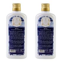 KIT 2 Refil Difusor de Ambiente Flores Brancas Madressenza 250ml