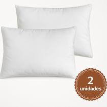 Kit 2 Refil Enchimento Almofada Baguete 30x50 Em Fibra Macio