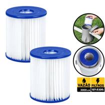 Kit 2 Refil Filtro Bomba de Piscina Mor 3.600 Litros/Hora 110V e 220V Bivolt Kit 2 Refil Filtro Bomba de Piscina Mor 3.600 Litros/Hora 110V e 220V Bivolt