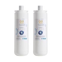 Kit 2 Refil Filtro C+3 para Purificador IBBL Fr600, E-due, Immaginare, Evolux, PFN, Atlantis e PDF