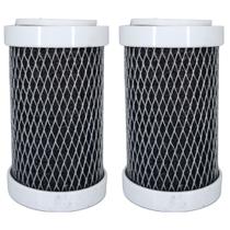 Kit 2 Refil Filtro Carbon Block Aquablock 5 Encaixe Aquaplus