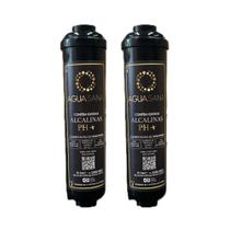 Kit 2 Refil filtro Classe A Alcalino Compativel Purif. Top Life, Leaf, Polar NewUp, Refrigeradores