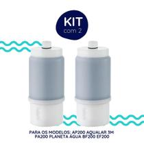 Kit 2 Refil Filtro Fit 200 PA200 AP200 Aqualar 3M EF200 Polifil 200 - Planeta Água