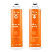 Kit 2 Refil Filtro Para Purificador de Agua Facile C3 Hidrofiltros 9030544 Kit 2 Refil Filtro Para Purificador de Agua Facile C3 Hidrofiltros 9030544