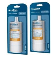 Kit 2 Refil Filtro Purificador De Água Latina P655