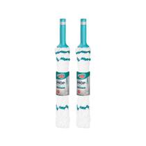 Kit 2 Refil Microfibra Mop Esfregão Twist Seca Rápido