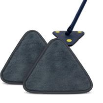 Kit 2 Refil Mop Esfregão Triangulo Refis de Microfibra Para Limpeza com Alta Absorção Kit 2 Refil Mop Esfregão Triangulo Refis de Microfibra Para Limpeza com Alta Absorção