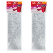 Kit 2 Refil p/ Mop Flat Lava e Seca Fit Microfibra Condor 1653R