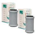 Kit 2 Refil Para Filtro Frisbel 5 Carbon Block Hidrofiltros Branco