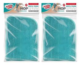 Kit 2 Refil Para Mop Spray E Spray Fit Em Microfibra Flash L