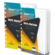 Kit 2 Refil Pautado Para Caderno Inteligente - 120 Folhas- 11 Discos