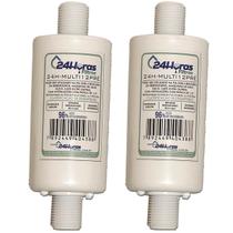 Kit 2 Refil Pré Filtro Água Universal Rosca de 1/2" Adaptação Fácil