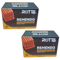 KIt 2 Refil Remendo Carro Pneu S/Câm Macarrão 60 Unidades