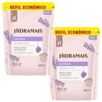 Kit 2 Refil Sabonete Gel Lavanda 400ml Hidramais Kit 2 Refil Sabonete Gel Lavanda 400ml Hidramais