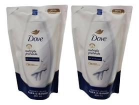 Kit 2 Refil Sabonete Líquido Dove Nutrição Profunda 200ml