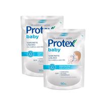 Kit 2 Refil Sabonete Líquido Infantil Protex Baby 180ml