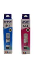 KIT 2 REFIL TINTA 544 CIANO e MAGENTA L3110 L3150 L3160 L5190 KIT 2 REFIL TINTA 544 CIANO e MAGENTA L3110 L3150 L3160 L5190