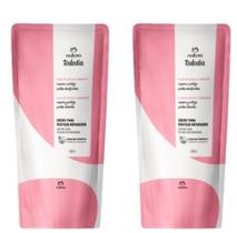 kit 2 Refis Creme de Pentear Natura TodoDia Reparação Flor de Cereja e abacate 180ml