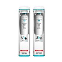 Kit 2 Refis Filtro De Água Refrigerador Side By Syde Brastemp W10320833