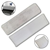 Kit 2 Refis Microfibra Paninho Para Mop Flat Slim Esfregão