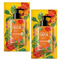 Kit 2 Refis Sabonete Líquido Lux Essências do Brasil Vitória Régia 240ml cada